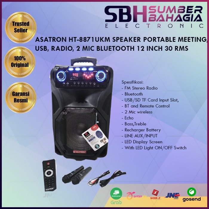 Jual Asatron Ht Ukm Speaker Portable Meeting Usb Radio Mic