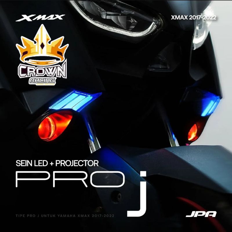 Jual Lampu Sein Projector JPA LED Tipe Pro J Yamaha XMAX 250 300