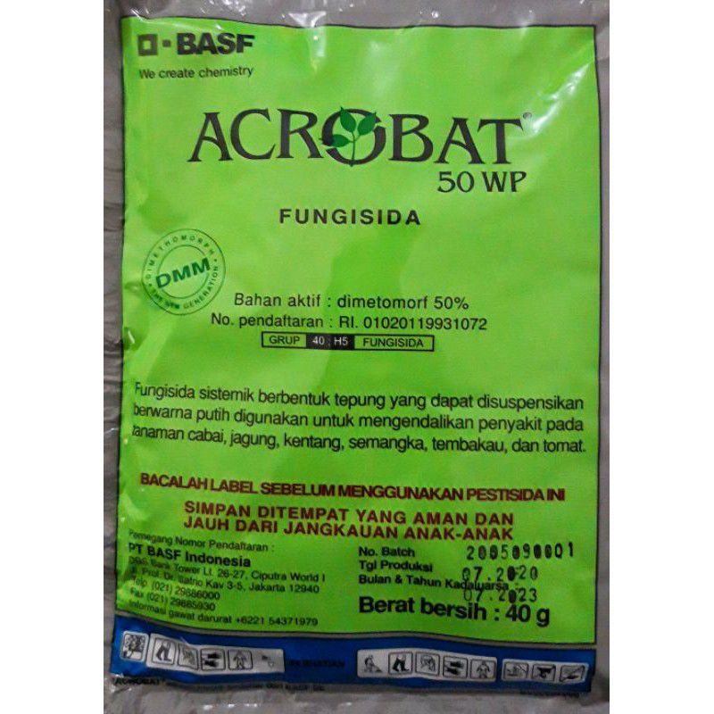 Jual Fungisida Acrobat Wp Kemasan Gram Shopee Indonesia