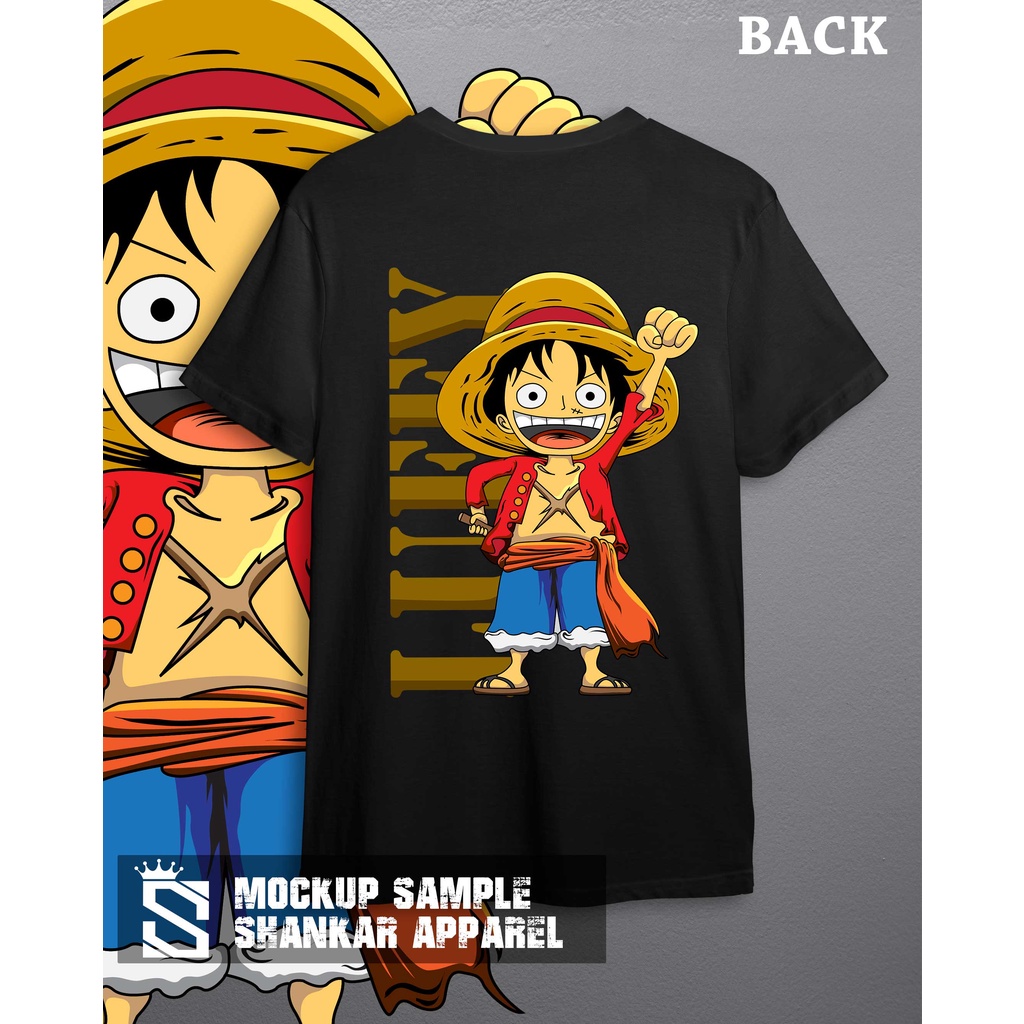 Jual KAOS Anime ONE PIECE Monkey D Luffy Version Shopee Indonesia