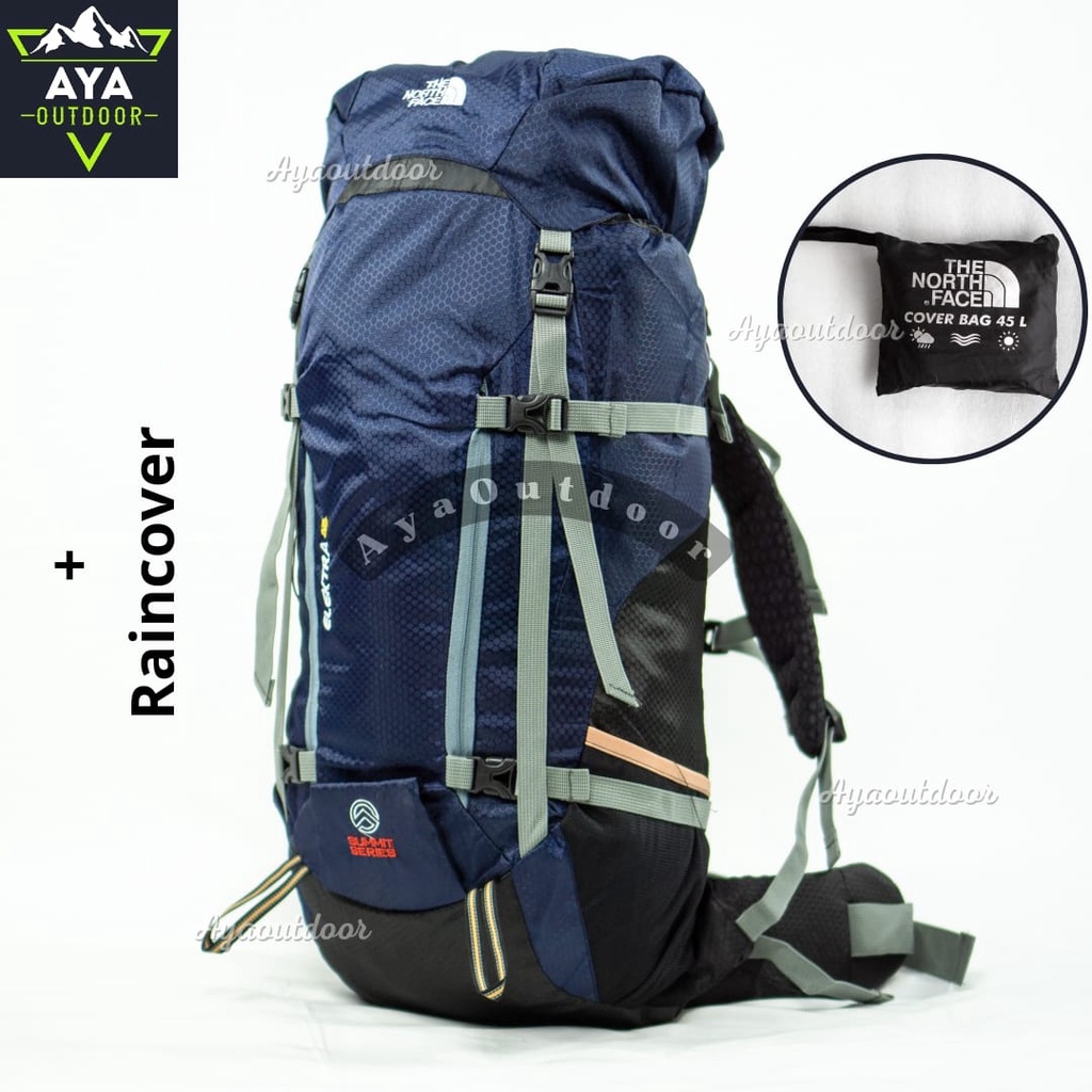 Jual TERMURAH TAS RANSEL GUNUNG CARRIER 60 LITER DAN RAINCOVER TAS