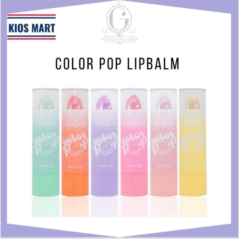 Jual Madame Gie Color Pop Lip Balm Fruity Series Shopee Indonesia