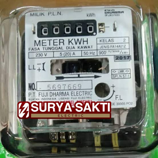 Jual Komponen Listrik Kwh Meter Fuji Dharma Analog P A Meteran