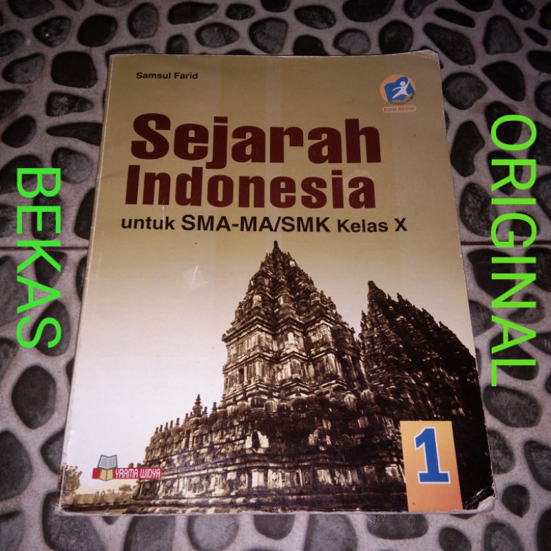 Jual Buku Sejarah Indonesia Kelas X Sma Yrama Widya Tiga Serangkai