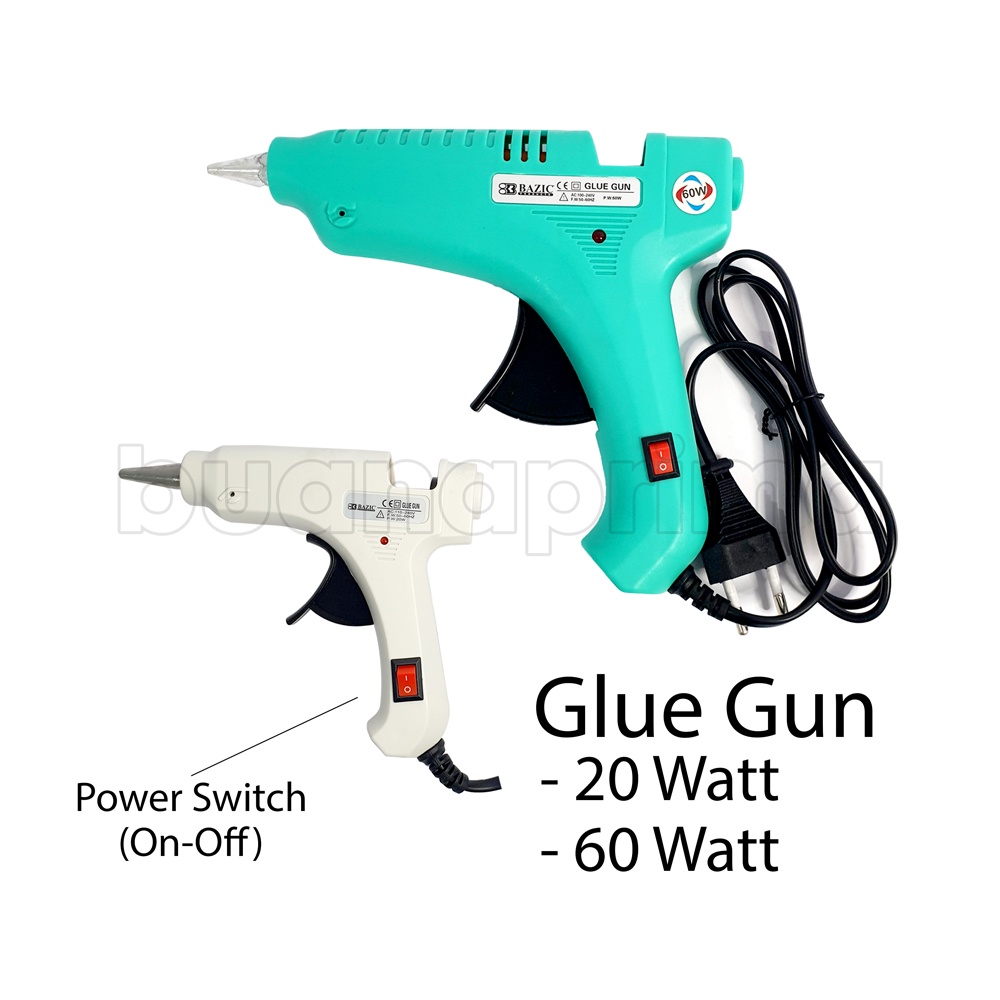 Jual Alat Lem Bakar Tembak Watt Glue Gun Silikon Lilin On Off