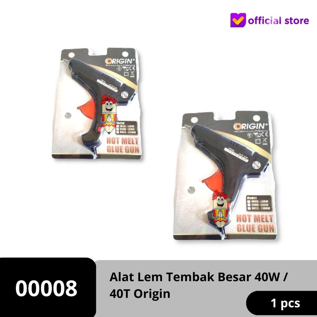 Jual Alat Lem Tembak Besar Glue Gun Origin 40 Watt Shopee Indonesia