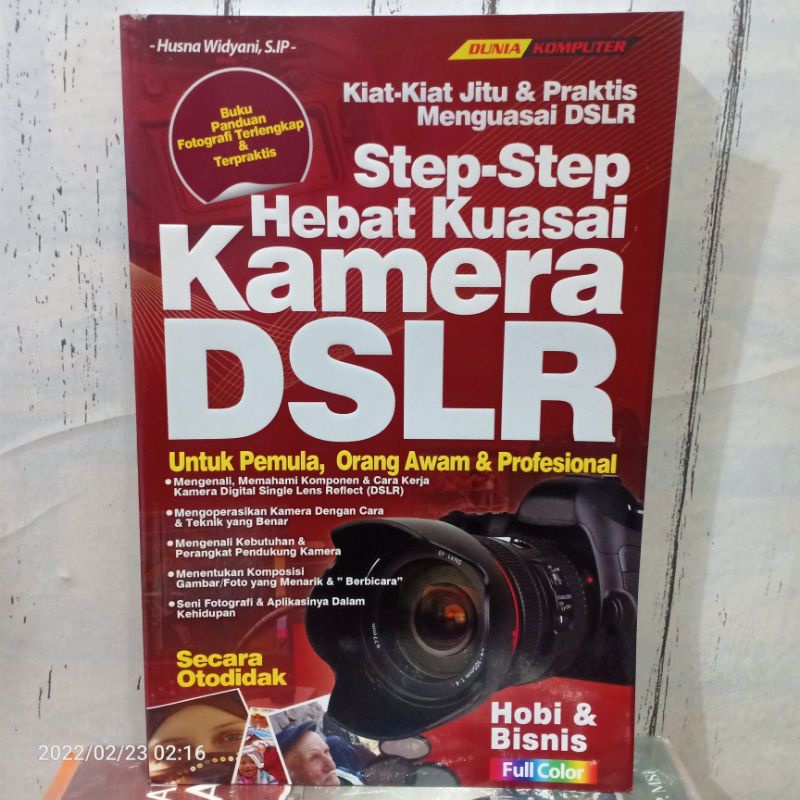 Jual ORIGINAL BUKU STEP STEP HEBAT KUASAI KAMERA DSLR Untuk Pemula