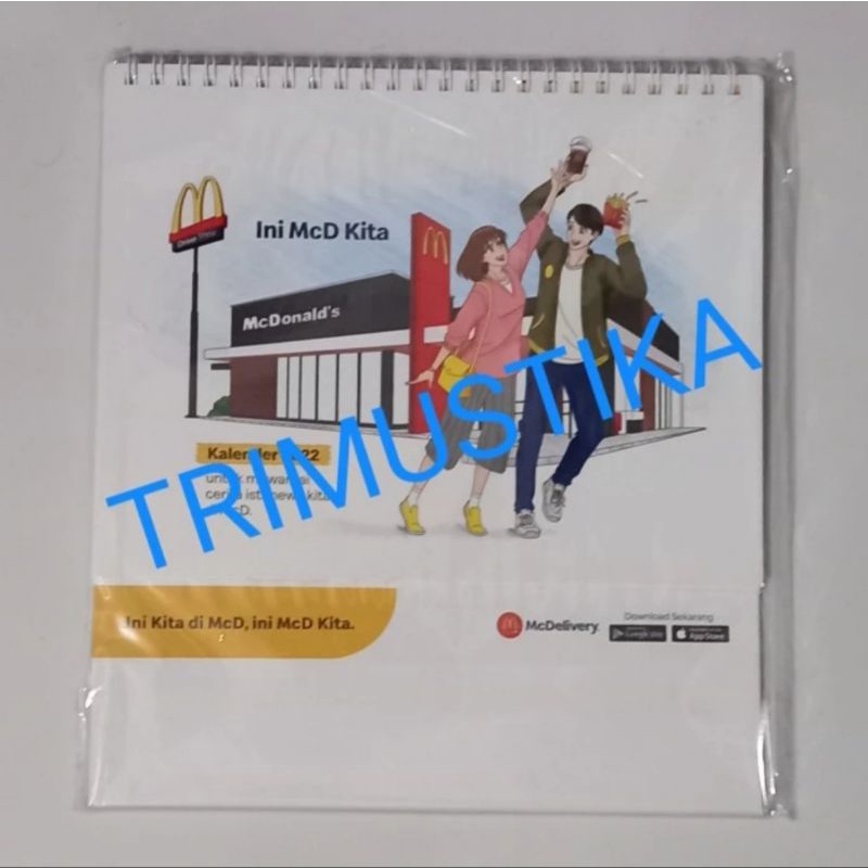 Jual Kalender Meja Kalender Duduk McD Shopee Indonesia