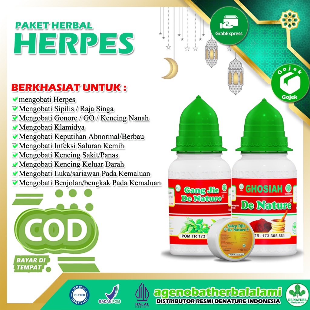 Jual Obat Herpes Genital Sifilis Pria Wanita Diminum Dan Di Oles Herbal