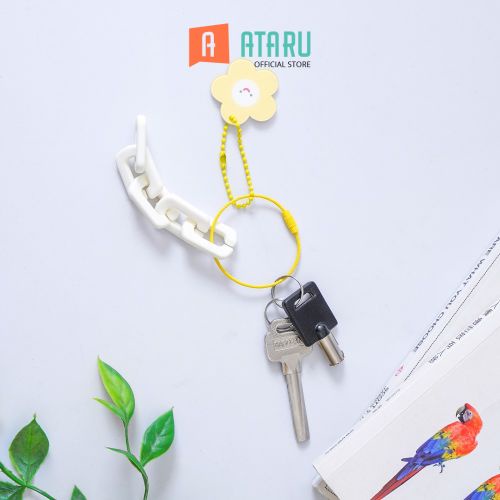 Jual Ataru Gantungan Kunci Akrilik Flower Kuning Key Chain Penanda