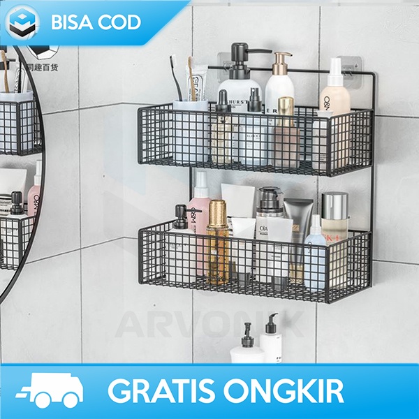 Jual Rak Gantung Kamar Mandi Organizer Layers Rak Susun Aluminium G