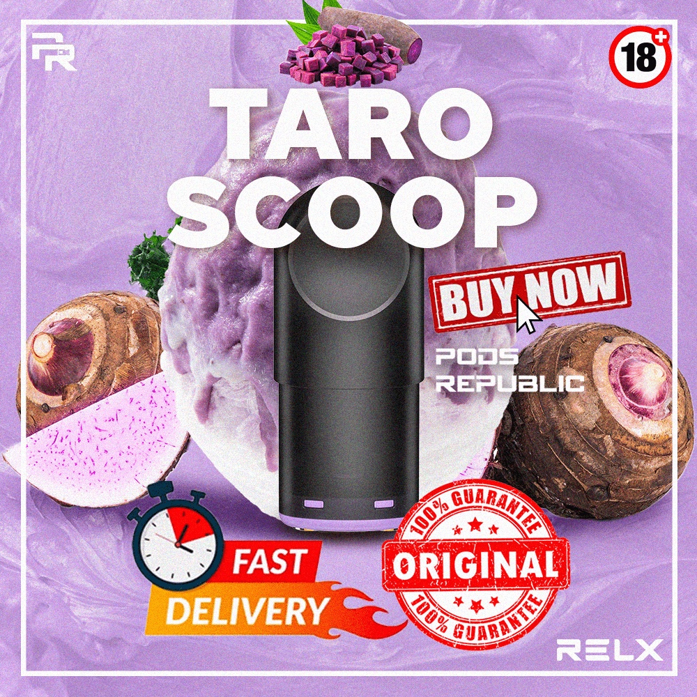 Jual RELX Pods Taro Scoop Shopee Indonesia