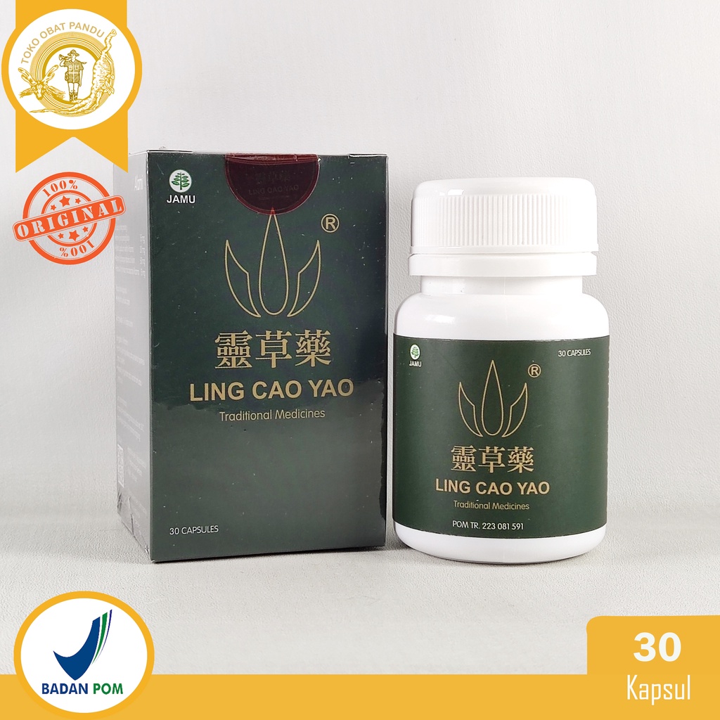 Jual LING CAO YAO 30 KAPSUL OBAT KANKER TUMOR BENJOLAN MIOM