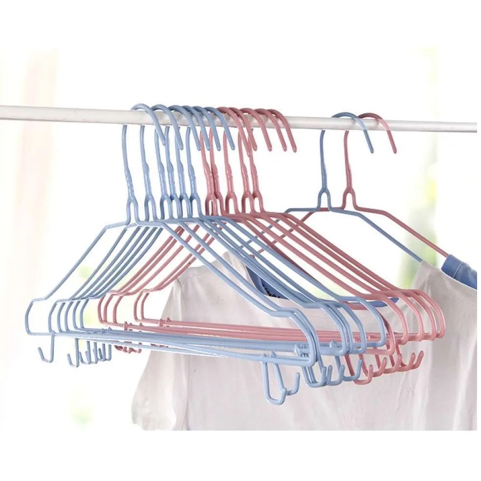 Jual Gantungan Baju Kawat Lapis Plastik Hanger Redhouse Isi Pcs