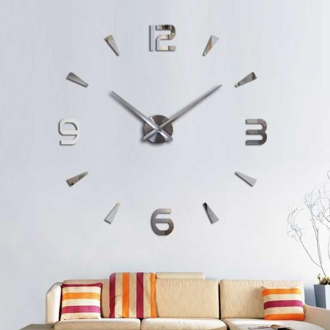 Jual Jam Dinding Besar Raksasa Dekorasi Minimalist D Giant Wall Clock