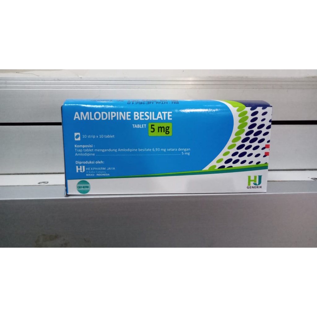 Jual Amlodipine Mg Box Isi Strip Tablet Shopee Indonesia