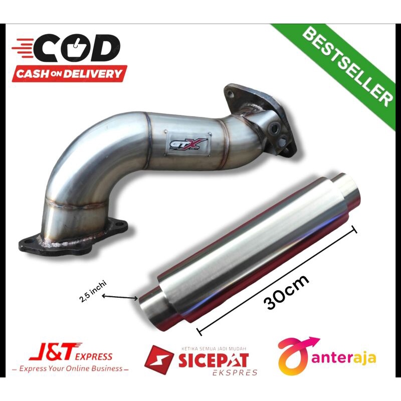 Jual Downpipe Inova Disel Kd Or Fortuner Lama Kd Plus Resonator