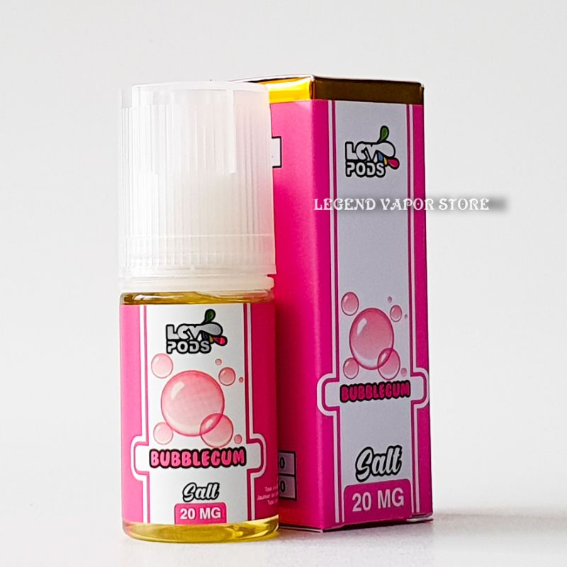 Jual SALT NIC LCV PODS Bubblegum 30ML 20MG AUTHENTIC Shopee Indonesia