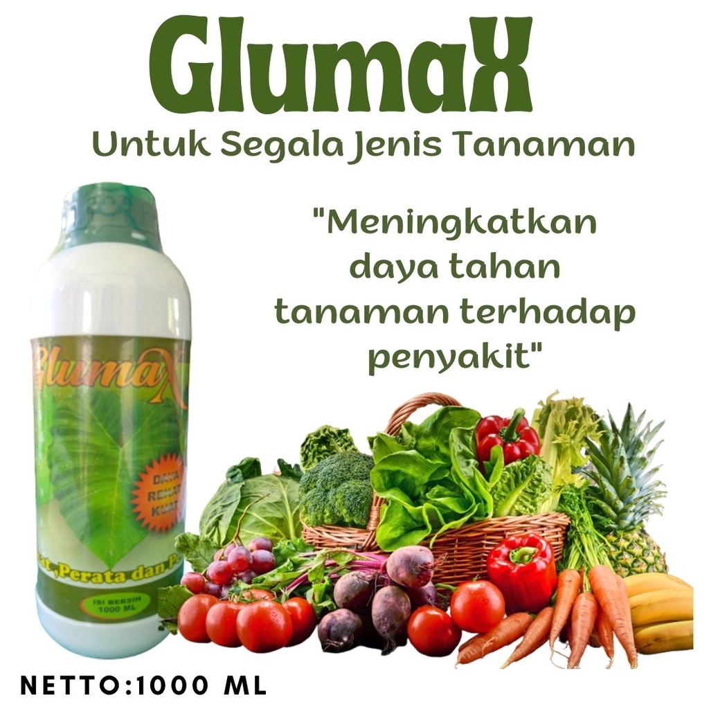 Jual Pupuk Perekat Daun Dan Pestisida Glumax Liter Shopee Indonesia