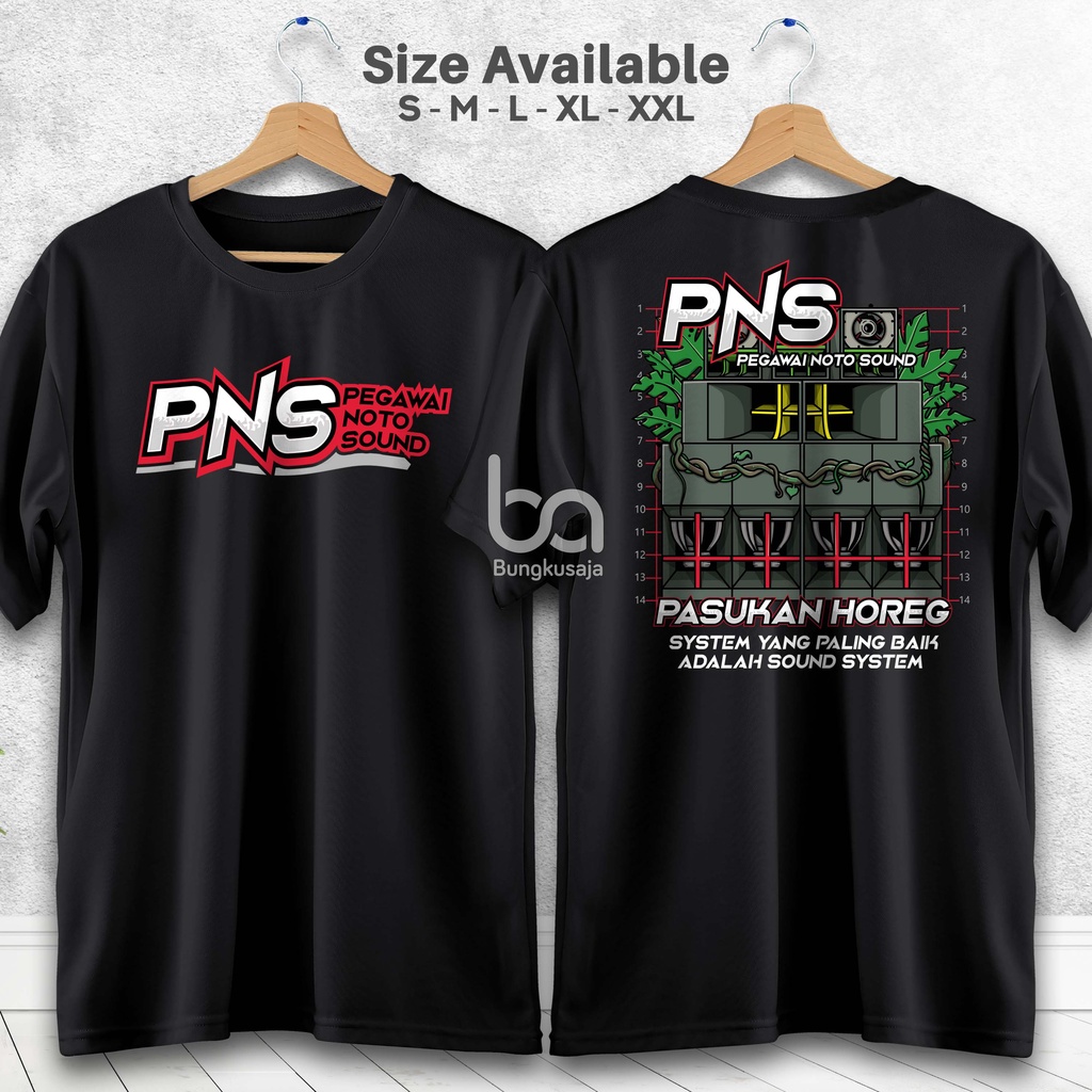 Jual Kaos Soundman Pegawai Noto Sound Pasukan Horeg Sound System Tshirt