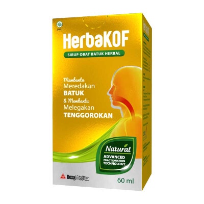 Jual Herbakof Obat Batuk Herbal Ml Shopee Indonesia