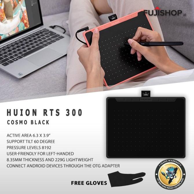 Jual Huion Rts 300 Drawing Pen Tablet Garansi Resmi Shopee Indonesia