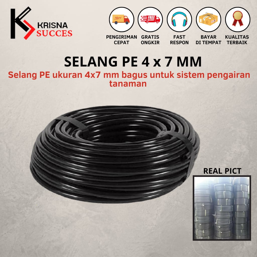 Jual Selang Pe Mm Selang Hidroponik Selang Irigasi Sprayer