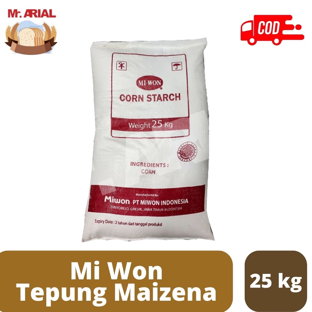 Jual MIWON Tepung Maizena Tepung Jagung Corn Starch 25kg Shopee