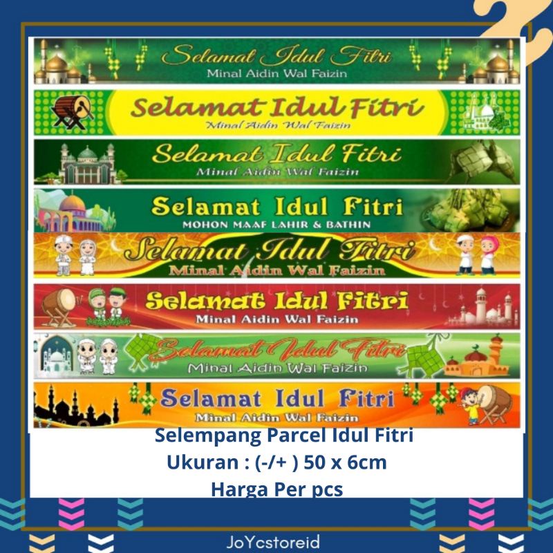 Jual Pita Parcel Lebaran Jumbo Selempang Parcel Lebaran Jumbo X Cm