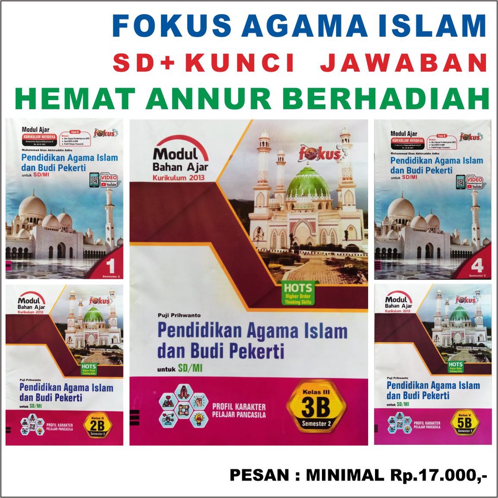 Jual Hejoov Fokus Lks Pai Islam Sd Kunci Jawaban Hemat Kelas