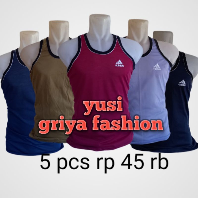 Jual Pcs Rp Rb Singlet Polos Laki Laki Dewasa Kaos Dalem Gym Pria