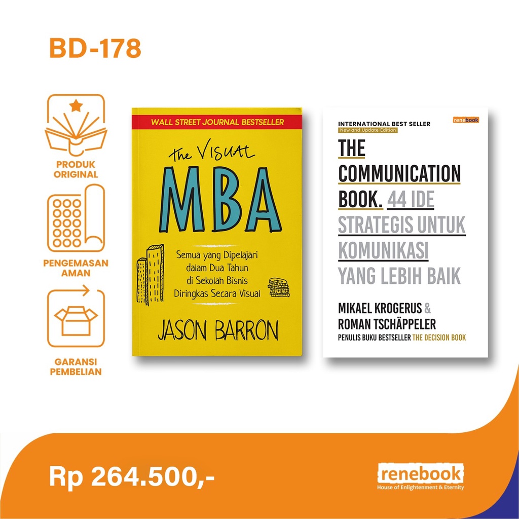 Jual Buku Bisnis Paket Bundling The Visual MBA The Communication