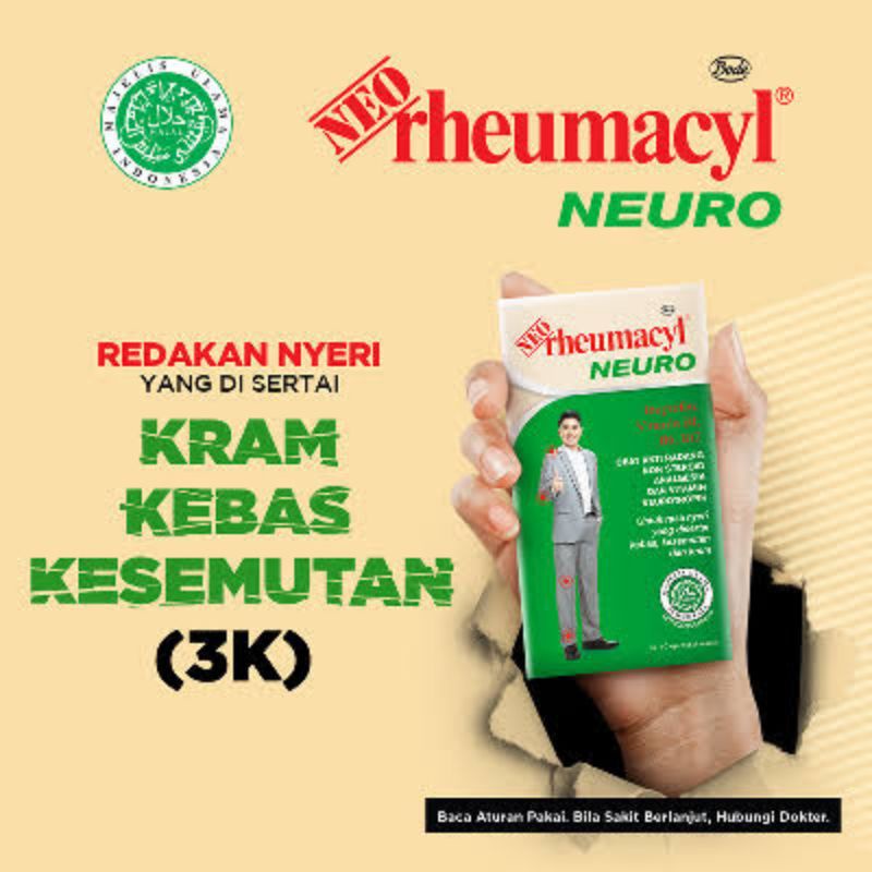 Jual Neo Rheumacyl Neuro Obat Untuk Mengatasi Kram Kebas Dan Kesemutan