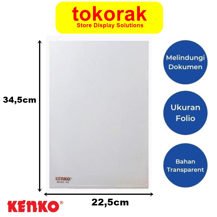 Jual KENKO MAP L BENING CLEAR SLEEVES FOLIO 801 HG SLEEVE 801HG FILE