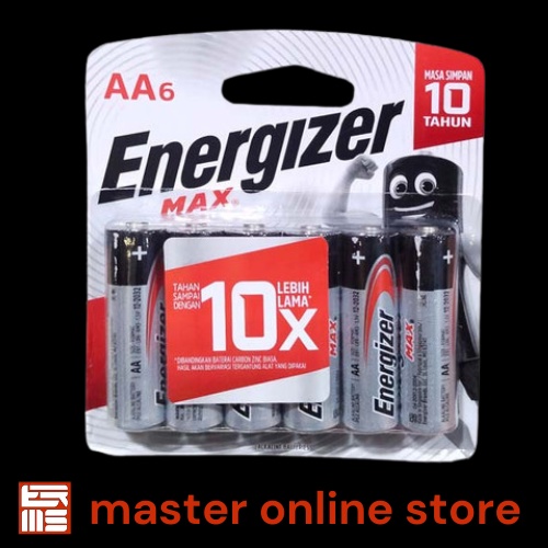 Jual Battery Baterai Batre Batrai Energizer Alkaline MAX AA AAA NOT