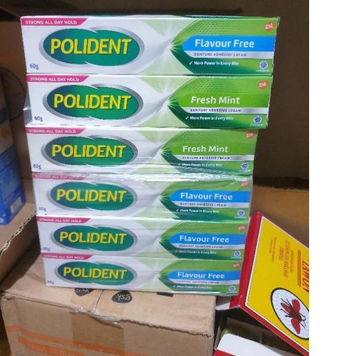 Jual Limited Polident Poliden Lem Perekat Gigi Palsu Ukuran Besar 60g