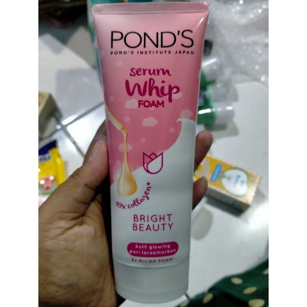 Jual Ponds Whip Facial Foam Sabun Cuci Muka Bright Beauty With X