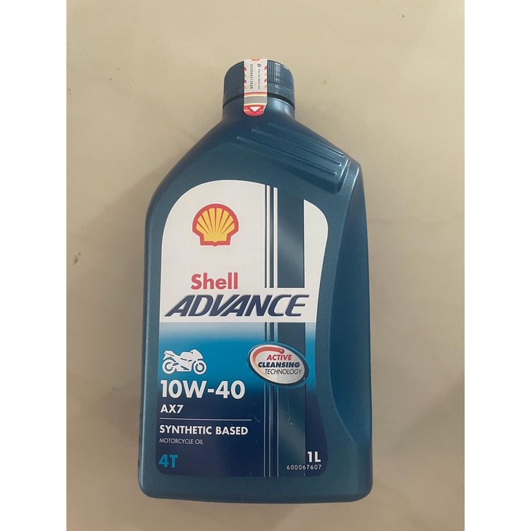 Jual Oli Shell Advance Ax7 10w40 1liter ORIGINAL 100PERSEN Shopee