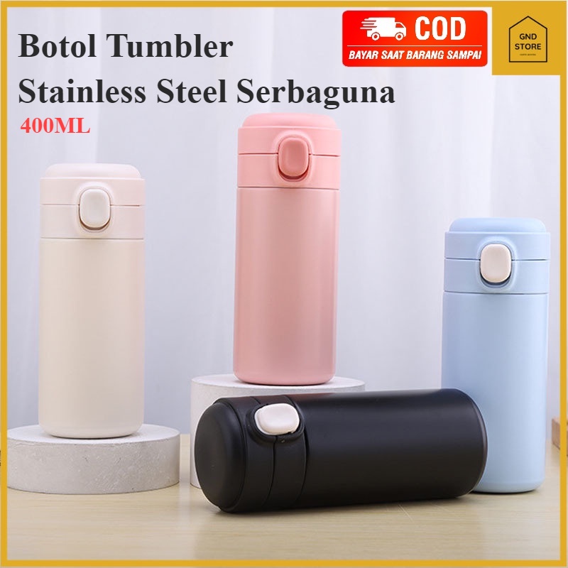 Jual Termos Tumbler Botol Air Panas Dingin Kopi Teh Stainless Steel