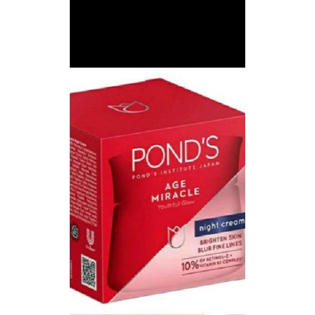 Jual Ponds Age Miracle Night Cream Gr Exp Shopee Indonesia