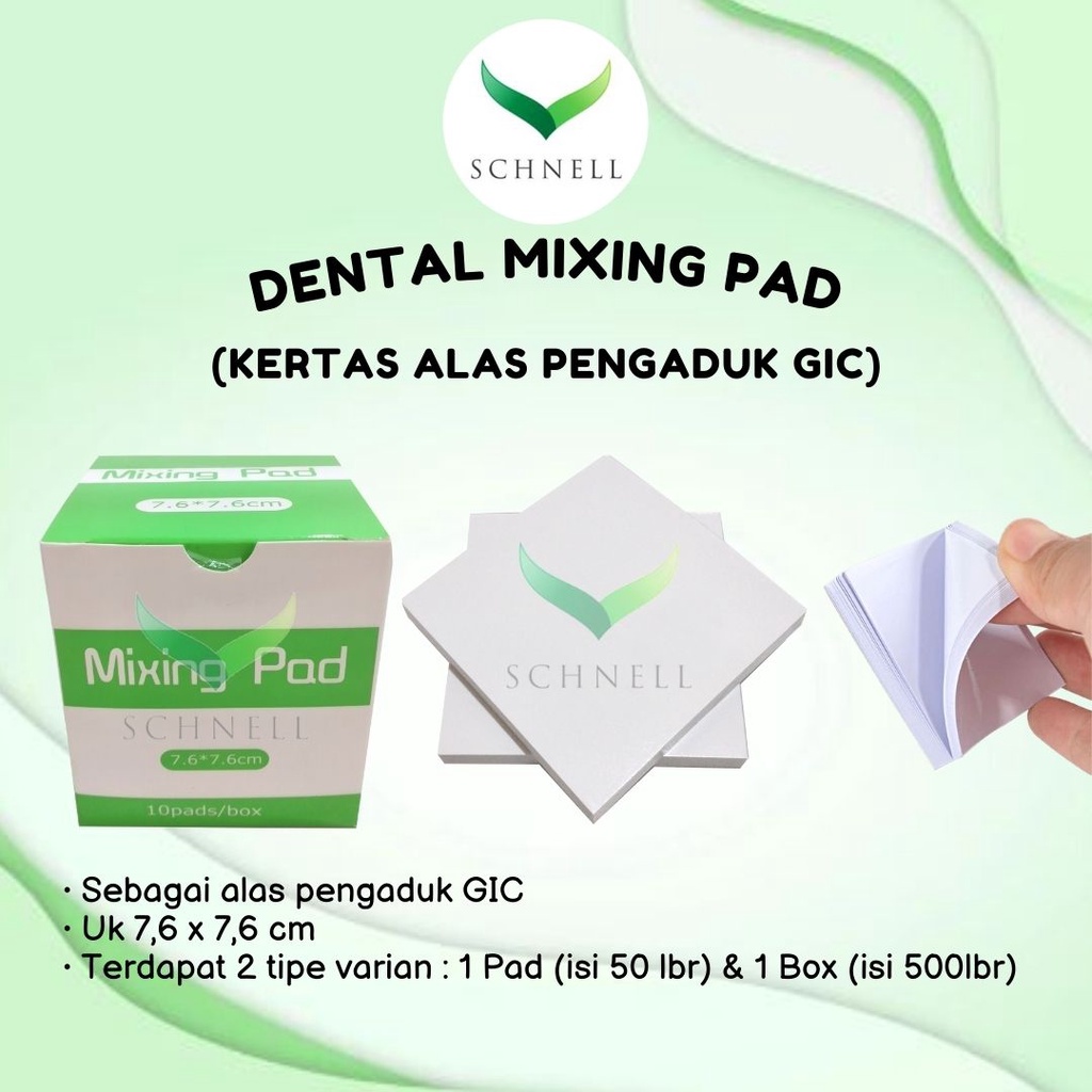 Jual Kertas Alas Pengaduk Gic Dental Mixing Pad Gc Paper Pad Isi