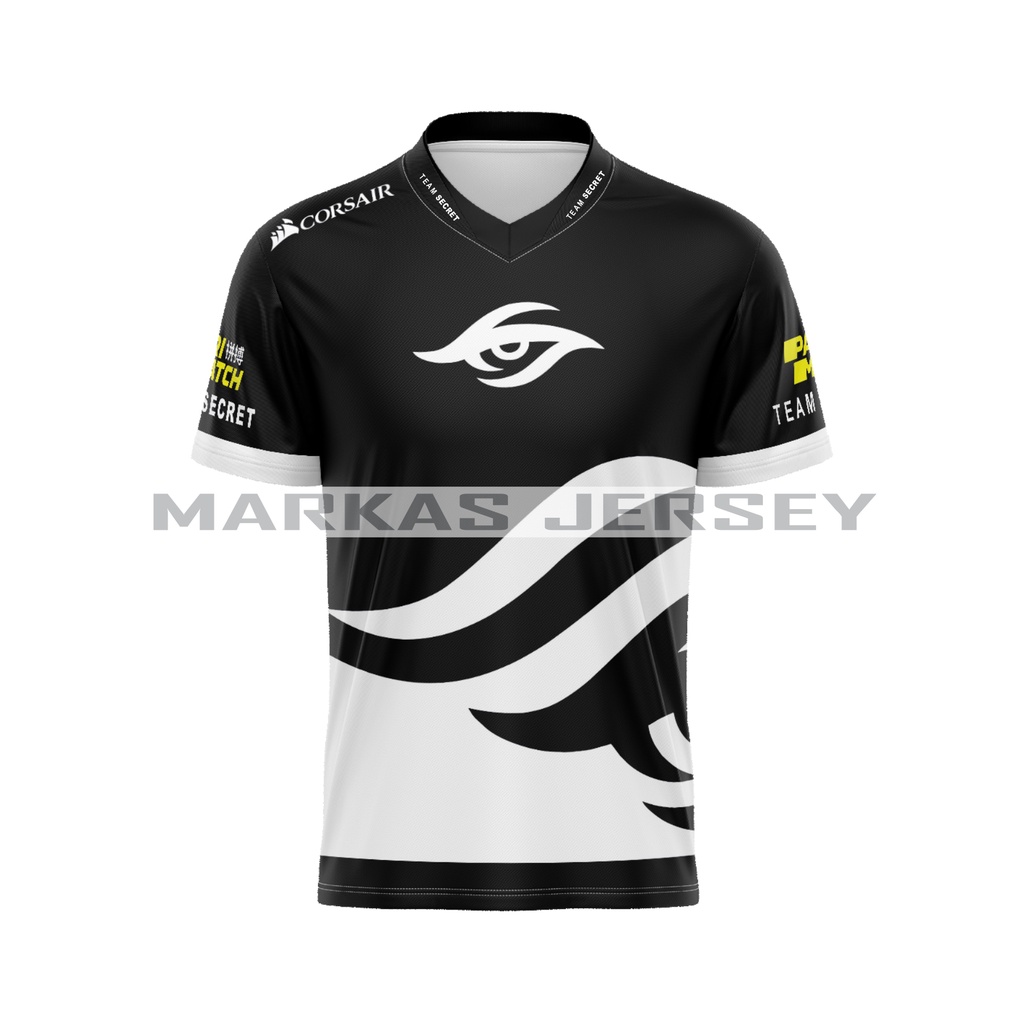 Jual Jersey Kaos Baju Team Secret New Dota Valorant Fullprinting