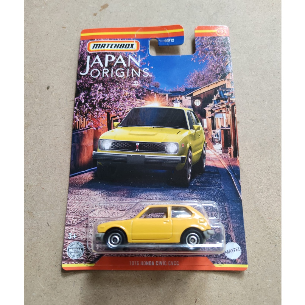 Jual Matchbox Japan Origins Honda Civic Cvcc Kuning Yellow