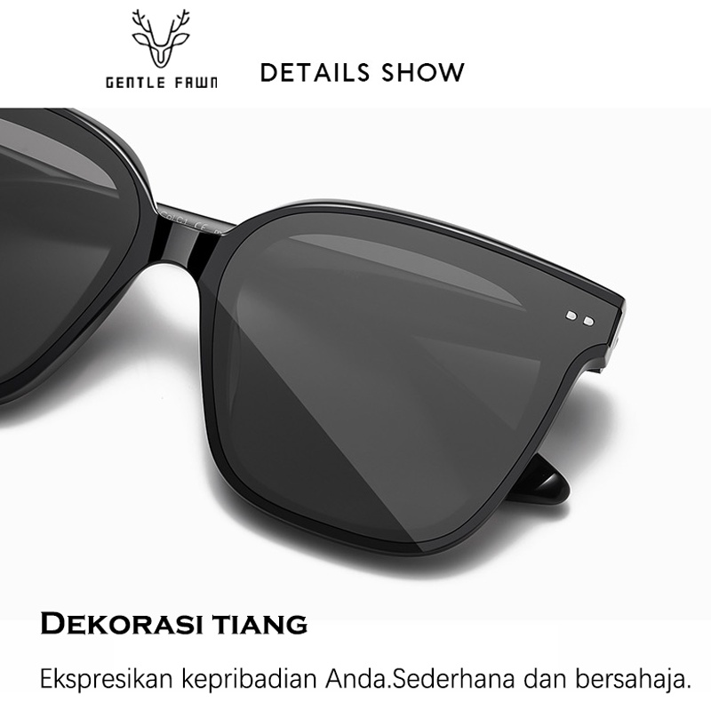 Jual Gentle Fawn Kacamata Hitam Sunglasses Polarized Fashion Korea Anti