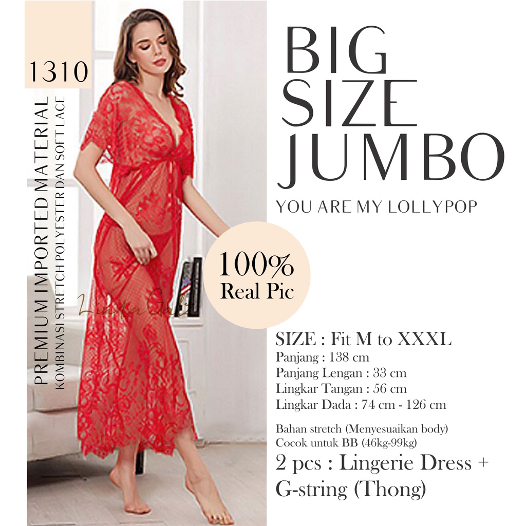 Jual Lindagalz Baju Tidur Wanita Dewasa Lingerie Big Size Jumbo