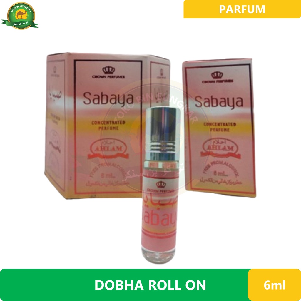 Jual Parfum Dobha 6ML Roll On Sabaya Parfum Arab 100 Non Alkohol