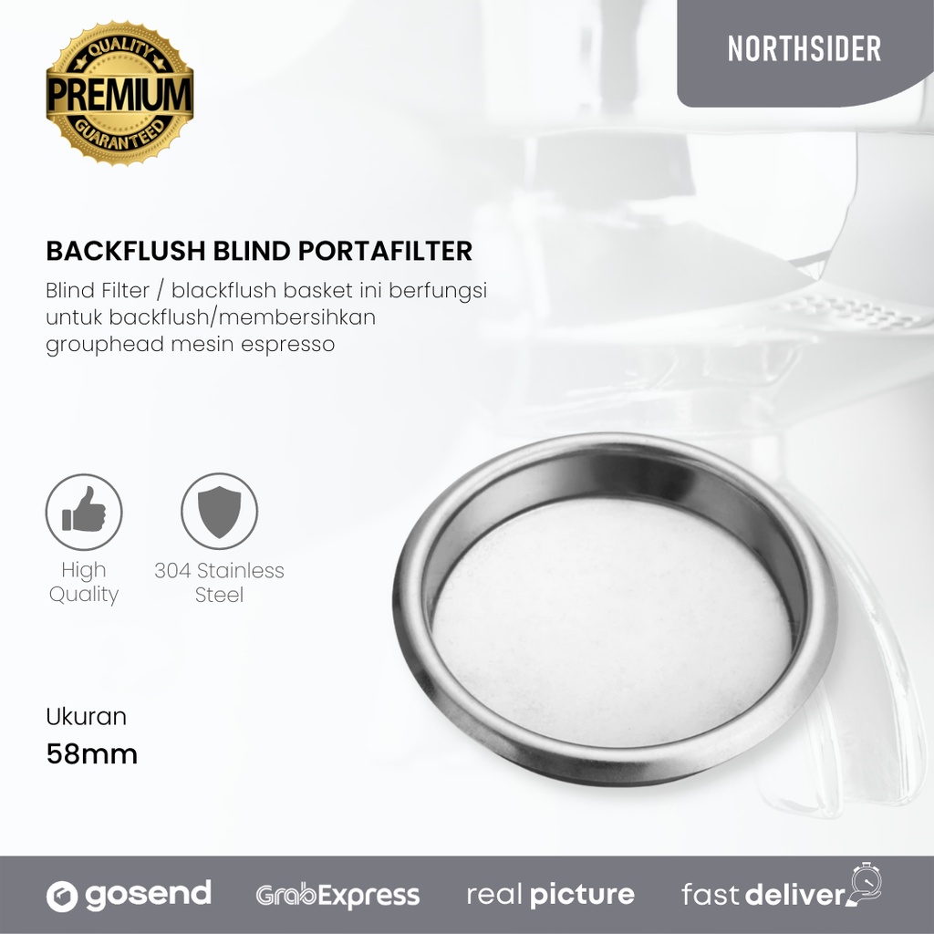 Jual Backflush Blind Portafilter Filter Basket Mm Portafilter