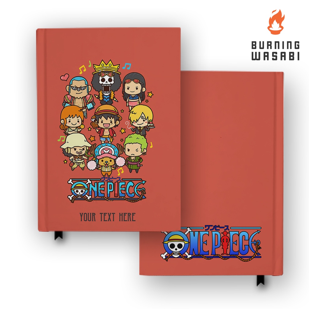 Jual Notebook Buku Luffy One Piece Chibi Crew Anime Manga Hardcover