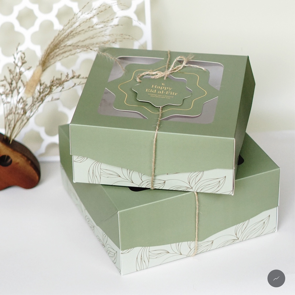 Jual Dus Kue Kering Lebaran Box Idul Fitri Packaging Hampers Parcel OL