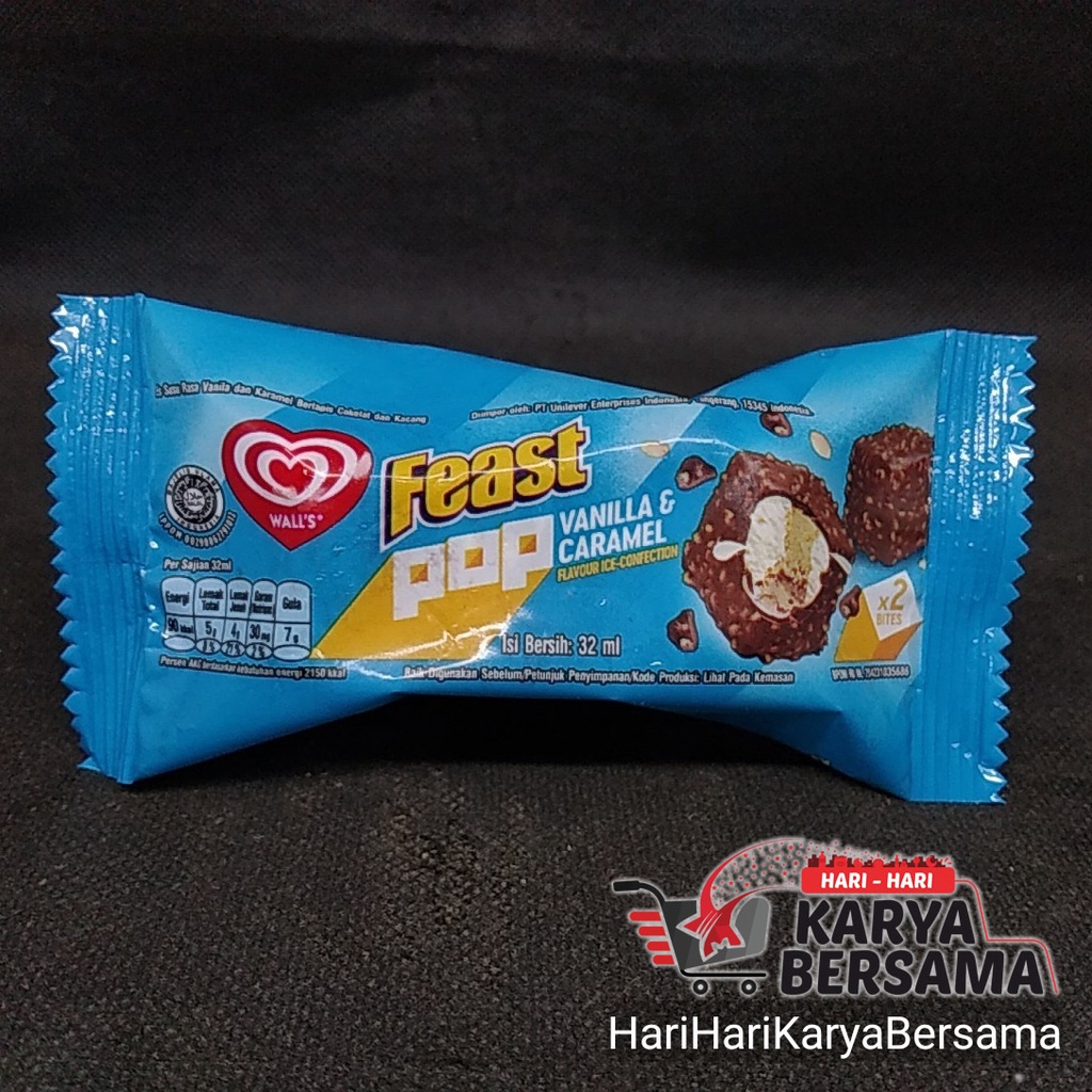 Jual Wall S Feast Pop Vanilla Caramel S X Ml Shopee Indonesia